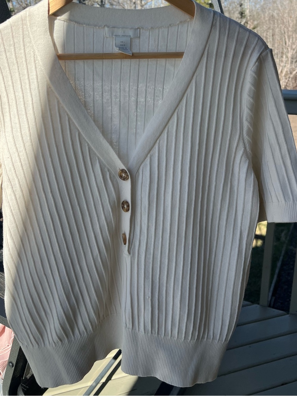 H&M Cotton Ribbed Top - Picture 3 of 5
